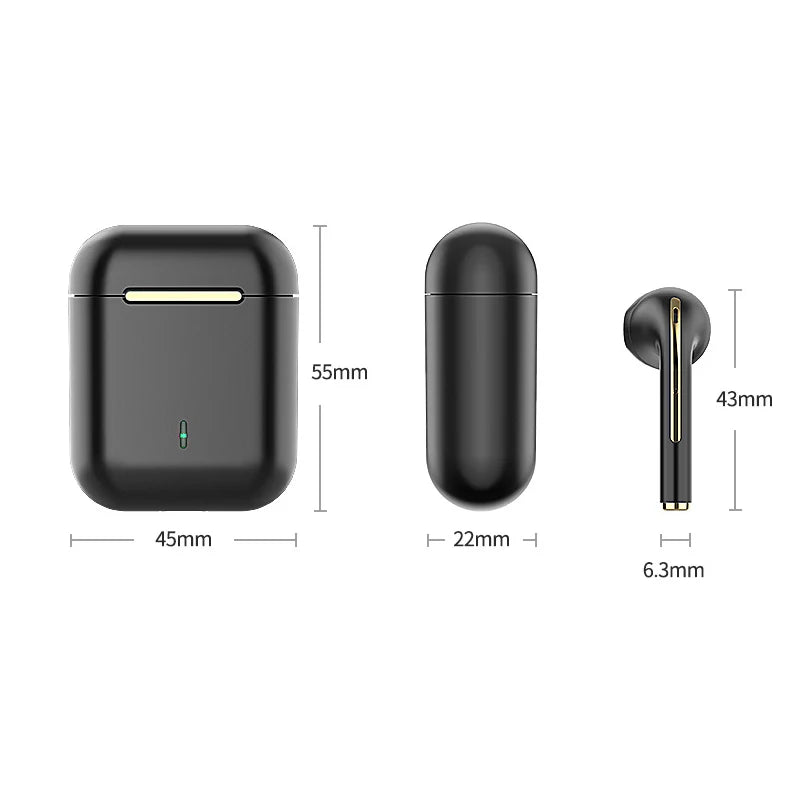 Earbuds True Wireless Earphone Noise Cancelling Update Bluetooth 5.3 Headset HD Music Headphone In-Ear Handsfree with Mic