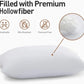 Polyester Medium Support Pillow (Set of 4)