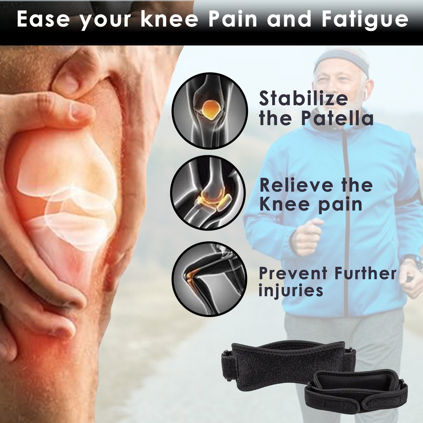 Knee strap's benefits